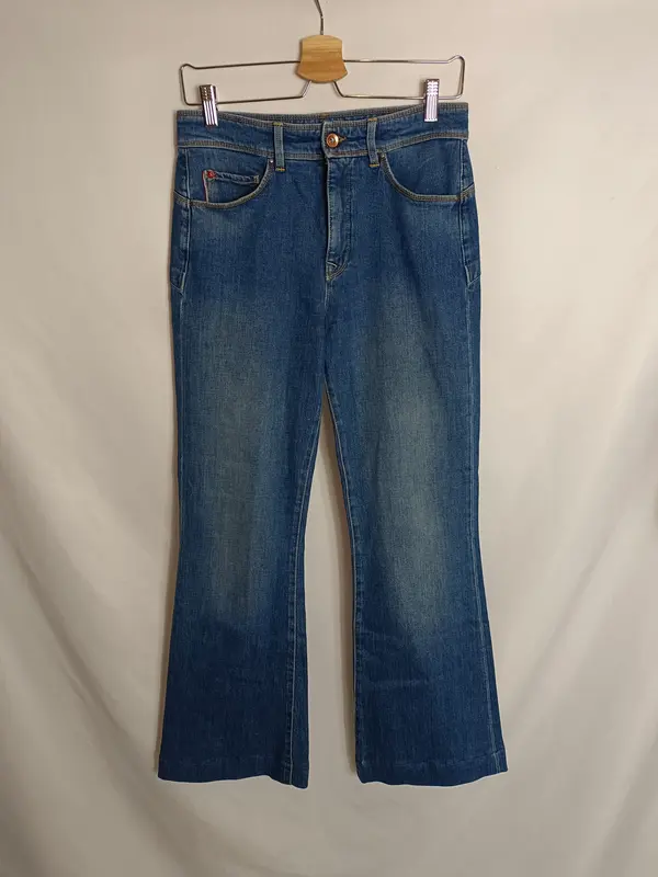 SALSA. pantalón denim campana T.37(38)