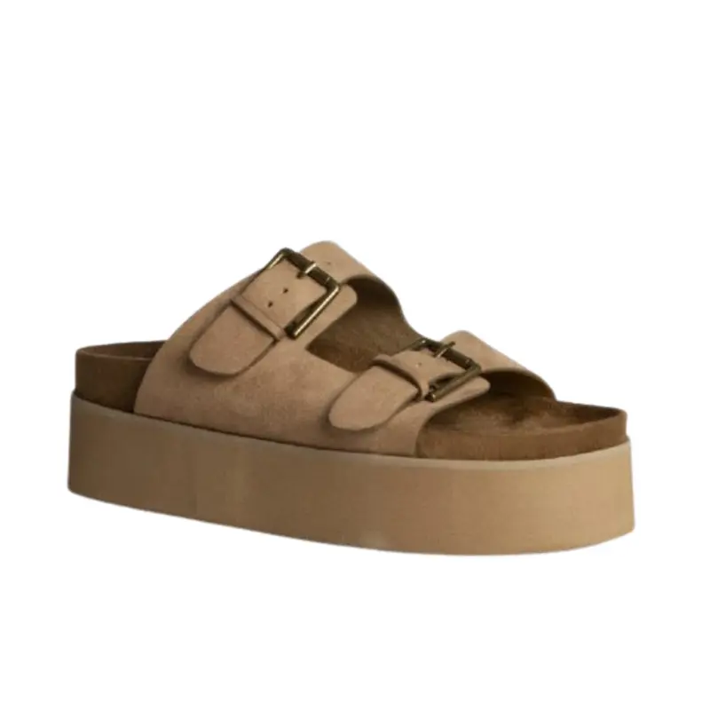 Sandalia Plataforma Camel