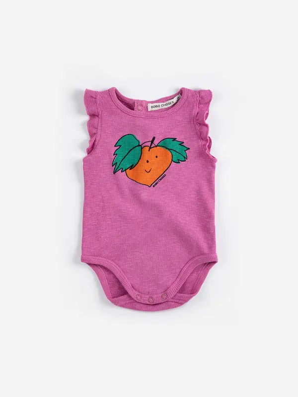 SB126AB007 Tangerine ruffled body