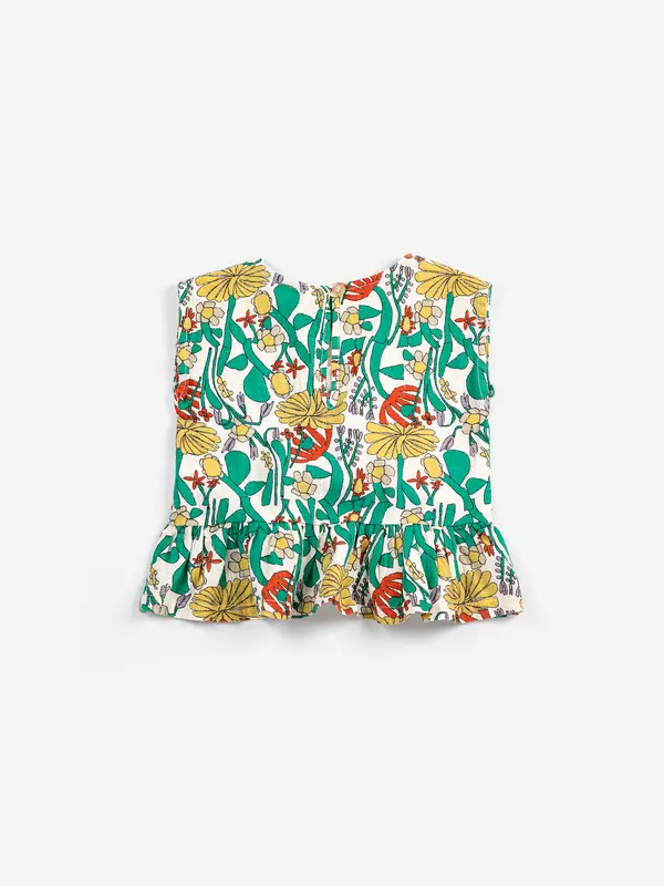 SB126AB024 Color Herbalist all over woven blouse