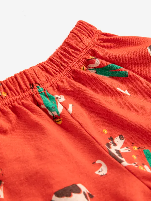 SB126AB052  Farm Adventure all over shorts
