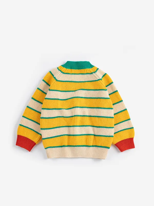 SB126AB098 BC Striped cardigan