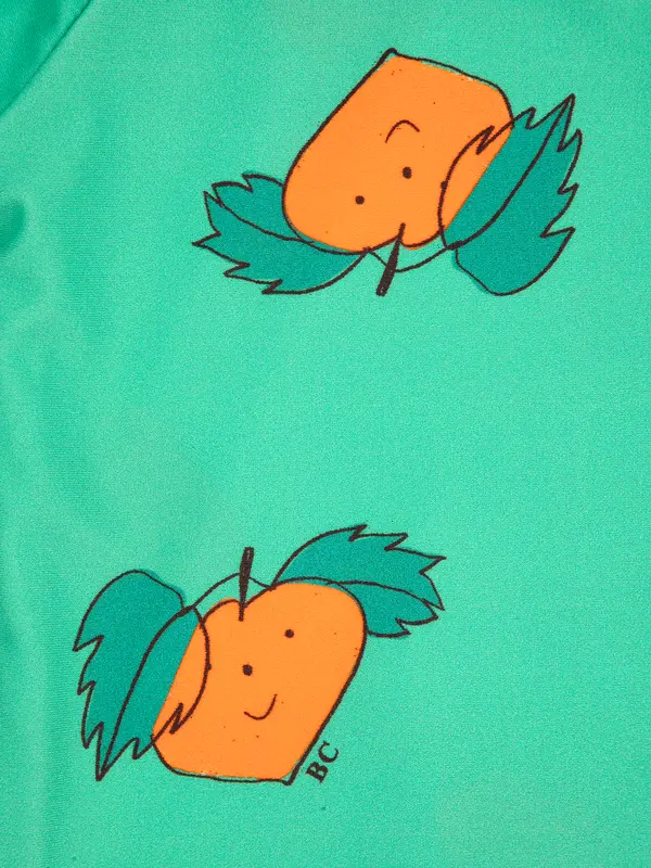 SB126AB106 Tangerine all over swim T-shirt