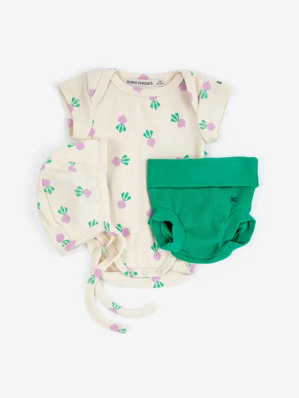 SB126AB134 Pixel Sugar Beet all over gift set