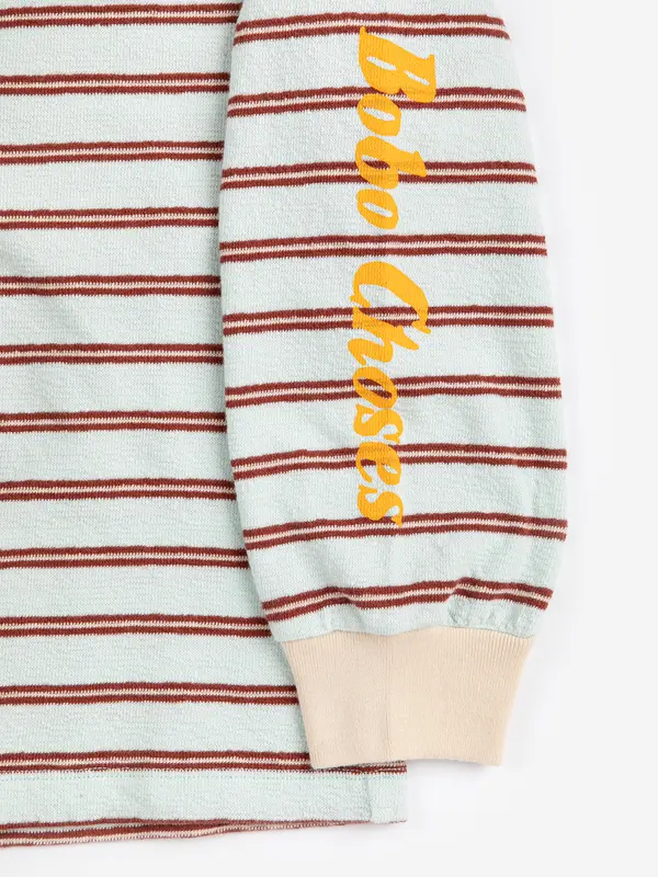 sb126ac002 Bobo Choses stripes long sleeve T-shirt