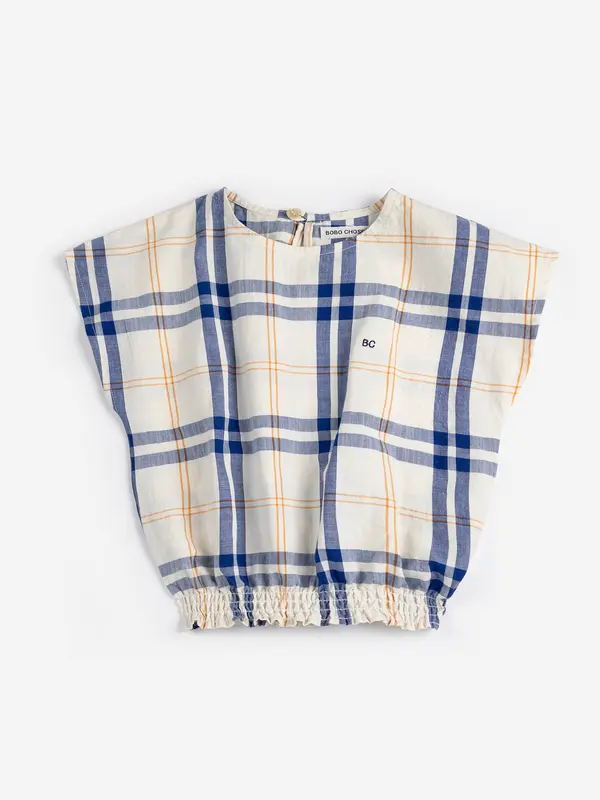 SB126AC031 Fun Tartan woven top