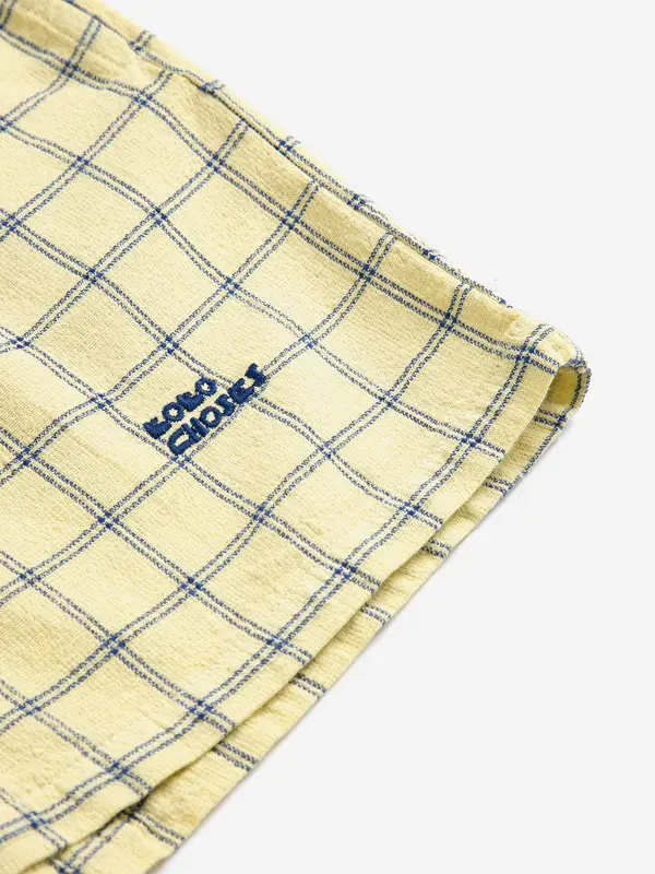 SB126AC065 Spicy Window Pane woven bermuda shorts