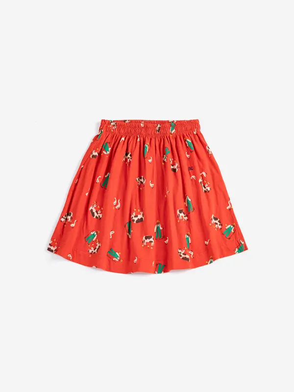 SB126AC077 Farm Adventure all over skirt