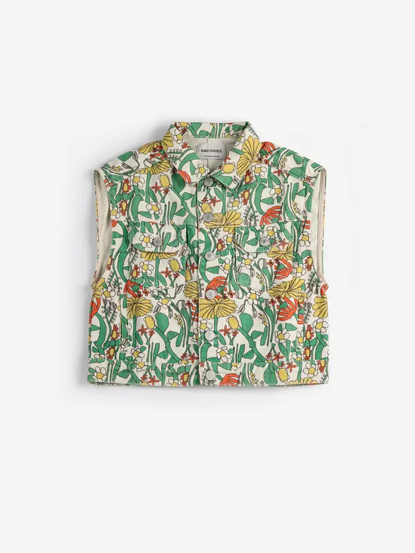 sb126ac121 Color Herbalist all over twill vest
