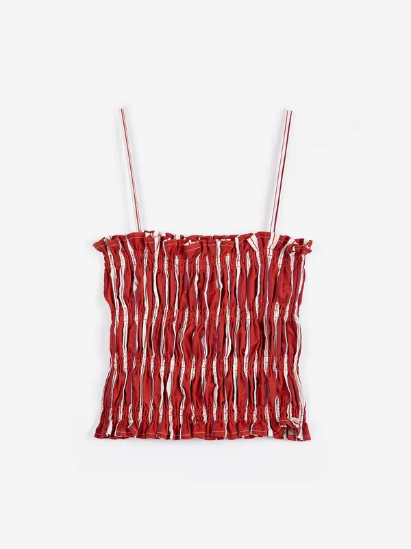 sb126ad014 Striped cotton top