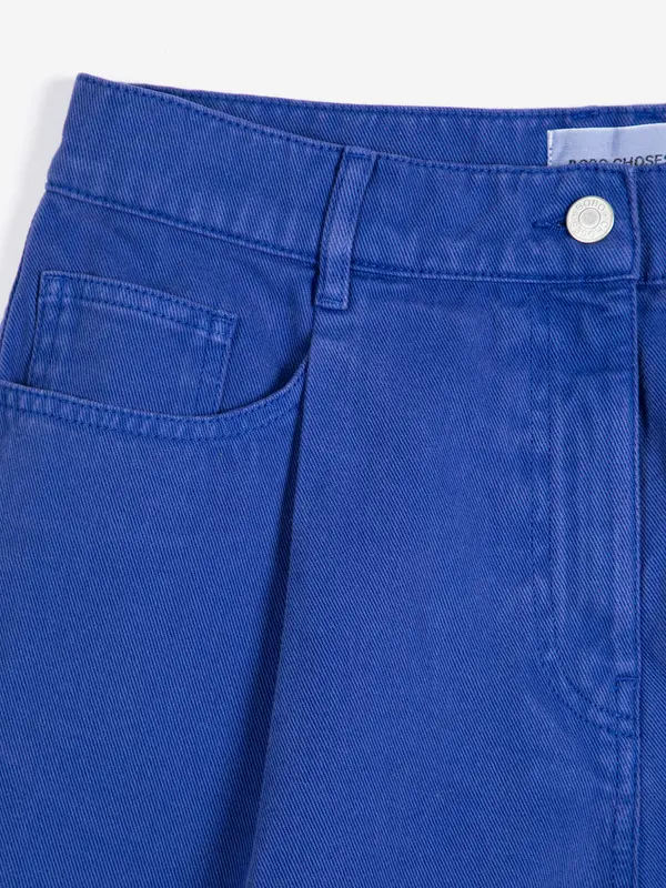 sb126ad042 Pleated twill bermudas