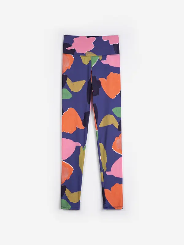 sb126ad045 Blooming color pattern sporty leggings
