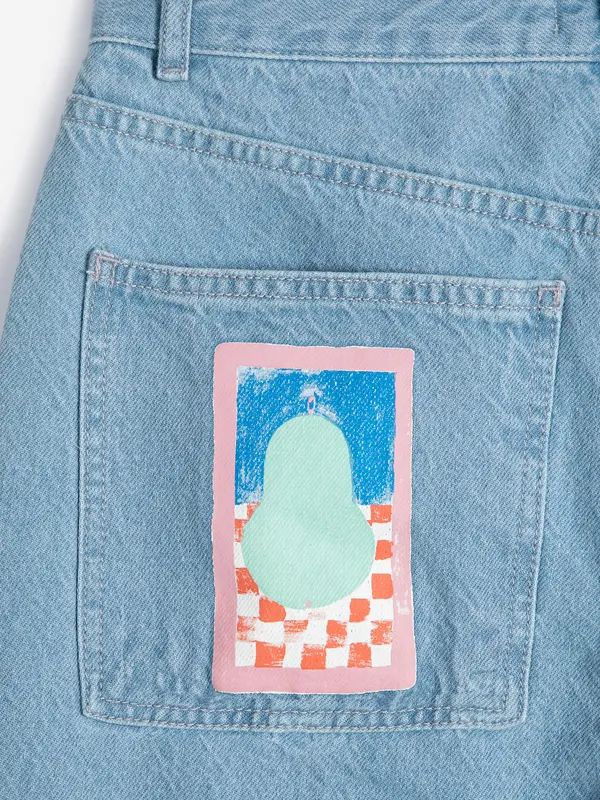 sb126ad058 Simple pear high waist jeans