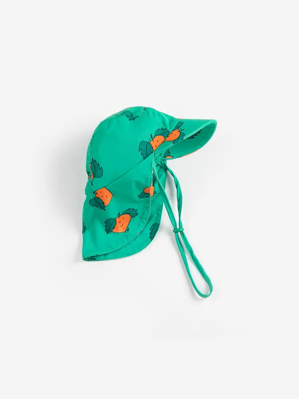 sb126ah013 Tangerine all over swim cap