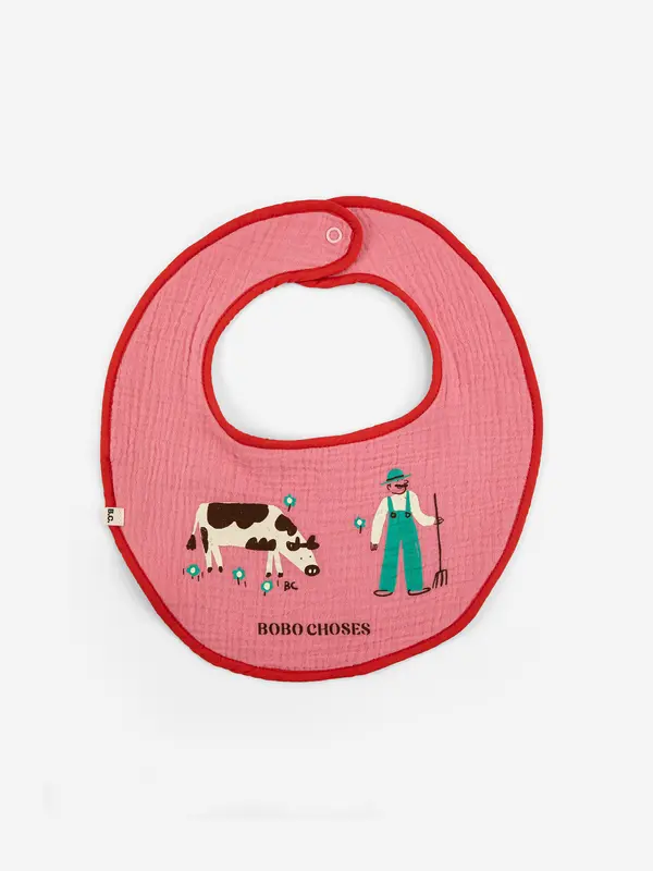 SB126AH016 Juicy Tomatoes  bib set x2