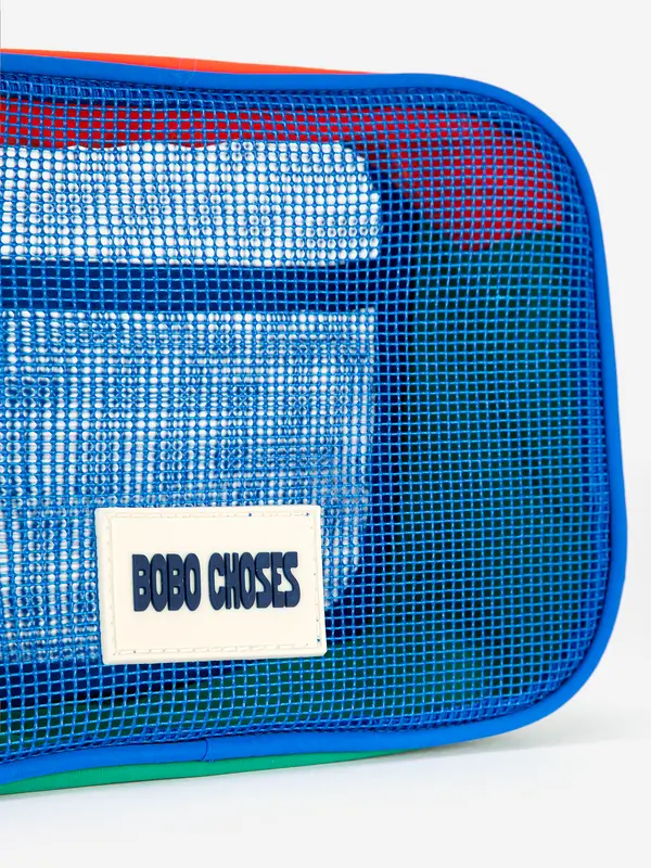 sb126ai033 Bobo Choses color block mesh pouch