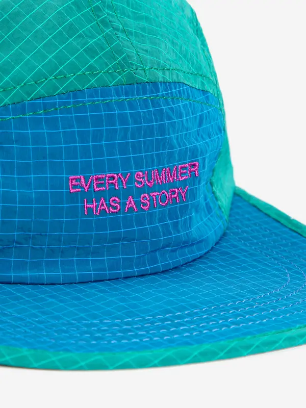 sb126ak014 Color block sporty cap