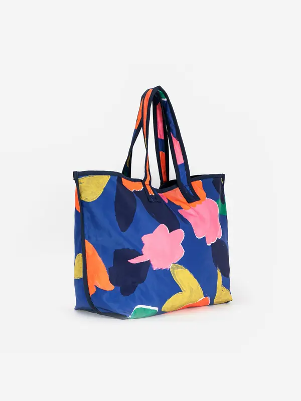 SB126AK024 Blooming color canvas tote
