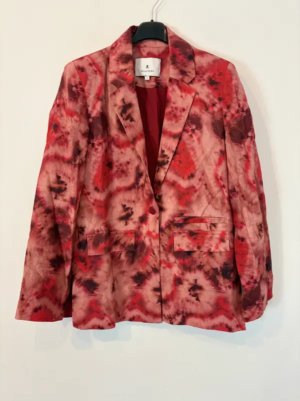 SCALPERS. Total look lino estampado. T S