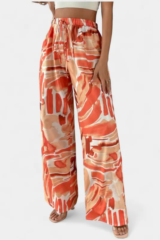 Sendia - Pantalones Pierna Ancha Estampado