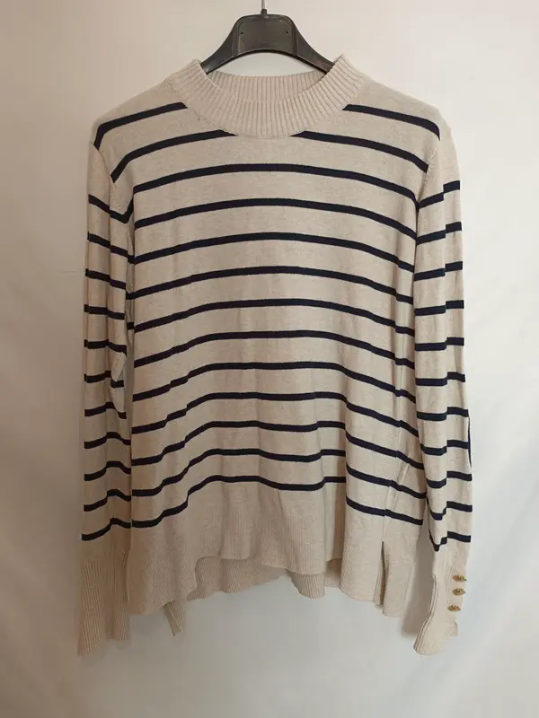 SFERA. Jersey beige rayas T.m