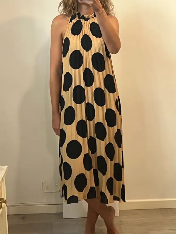 SFERA. Vestido midi plisado T.s