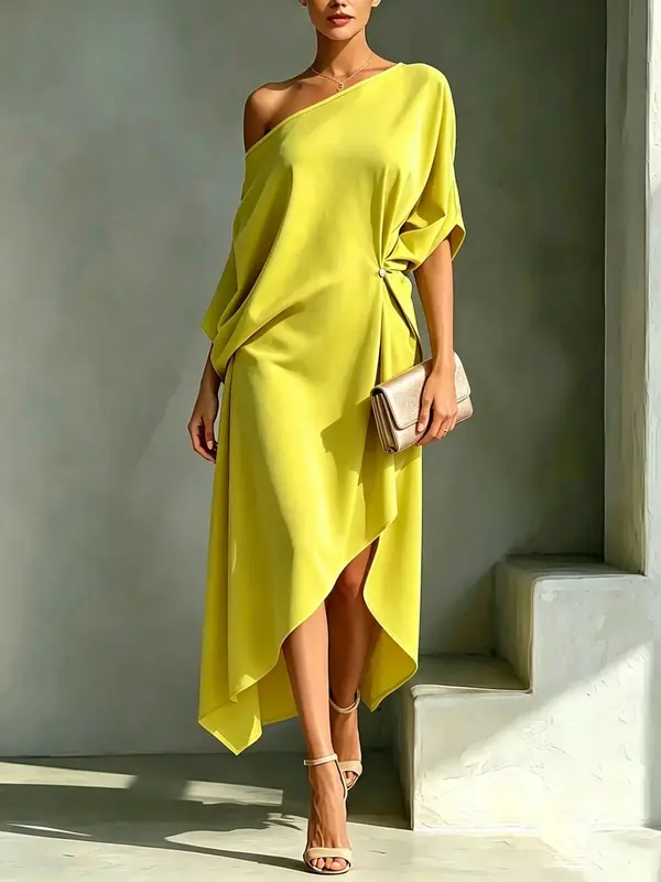 Siena™ | Vestido elegante asimétrico