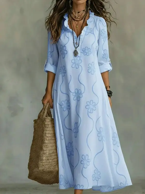 Sienna | Floral Long Summer Dress