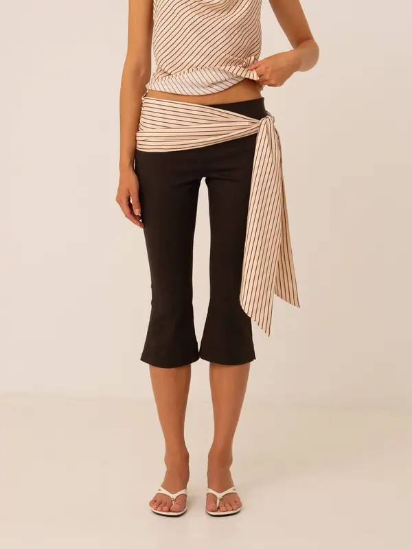 Sienna Wrap Capri Pants