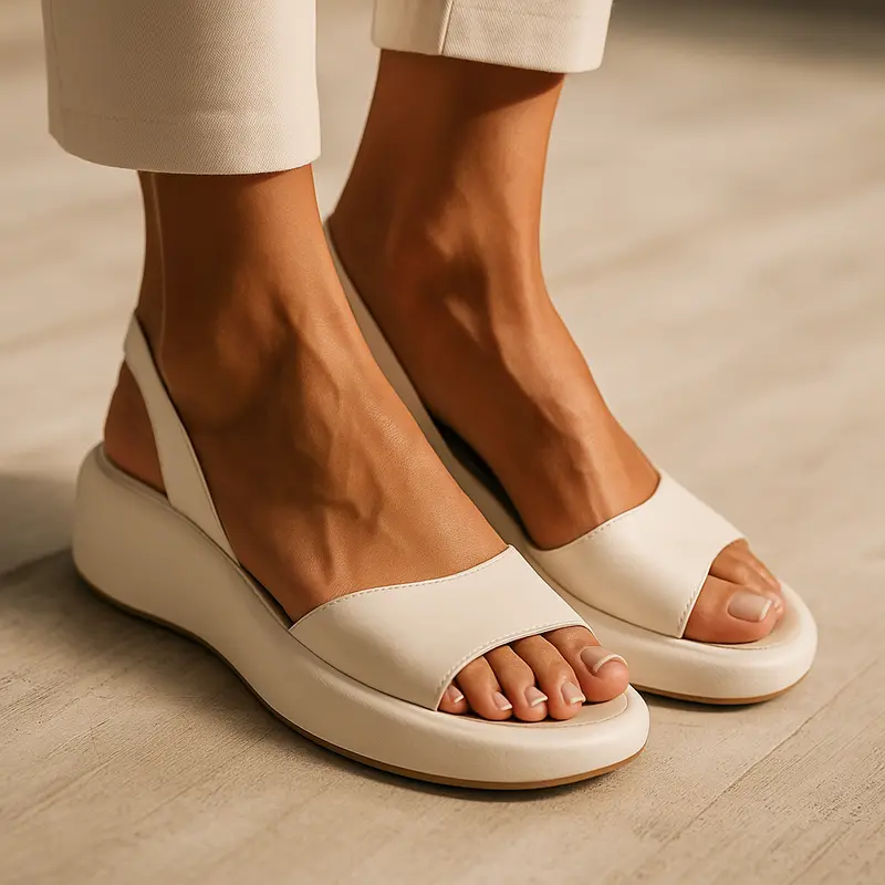 Sirena - Sandalias Minimalistas de Punta Abierta y Elegantes