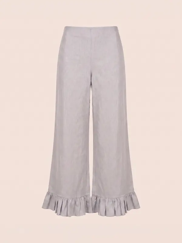 Sky Blue Fringe Noctis Pants