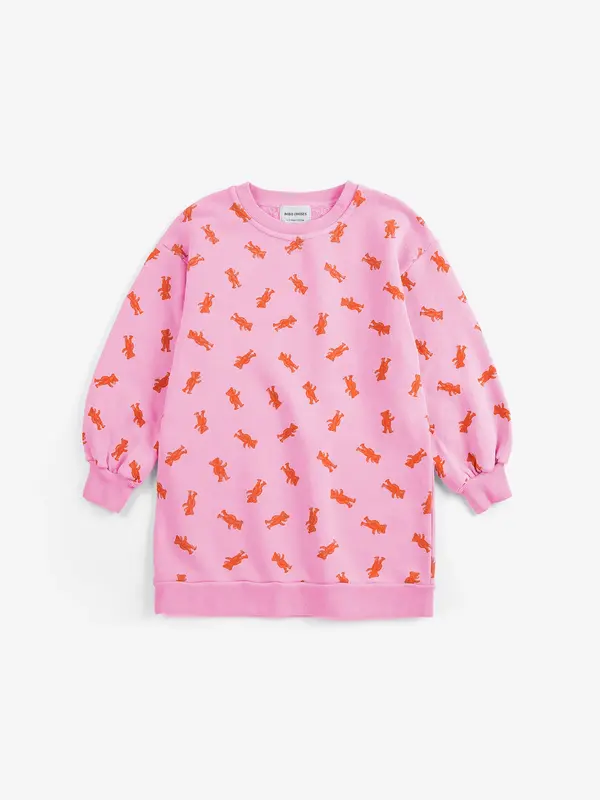 Softpaw Monster all over sweatshirt dress