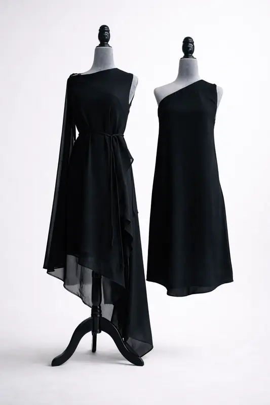 Solveig Double Dress — Shadow and Dusk