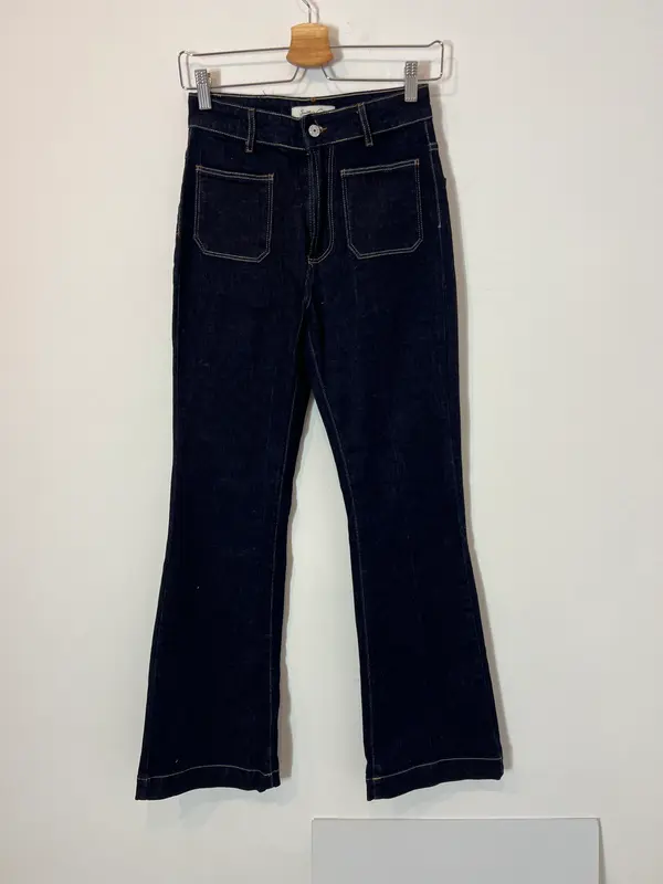 SOTHERNS COTTON. Pantalón vaquero acampanado T.36