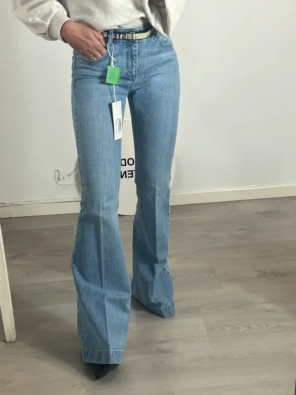 STELLA McCARTNEY. Pantalón denim campana T.29(38)