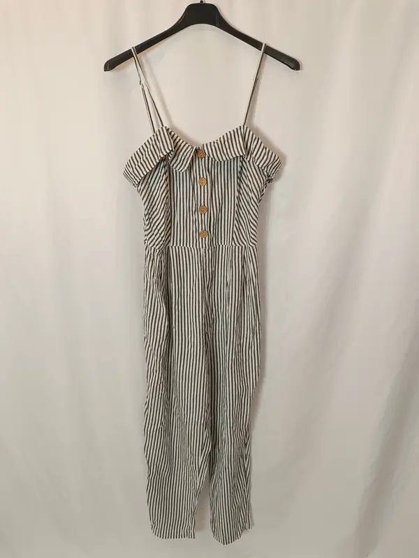 STRADIVARIUS. Mono fluido rayas T.m