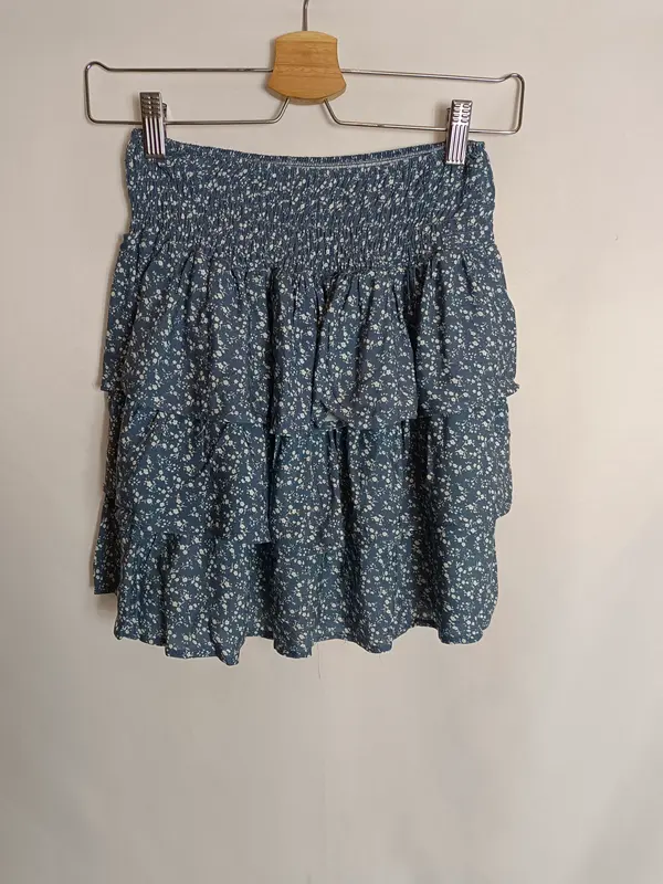 SUBDUED. Falda flores y volantes T.34