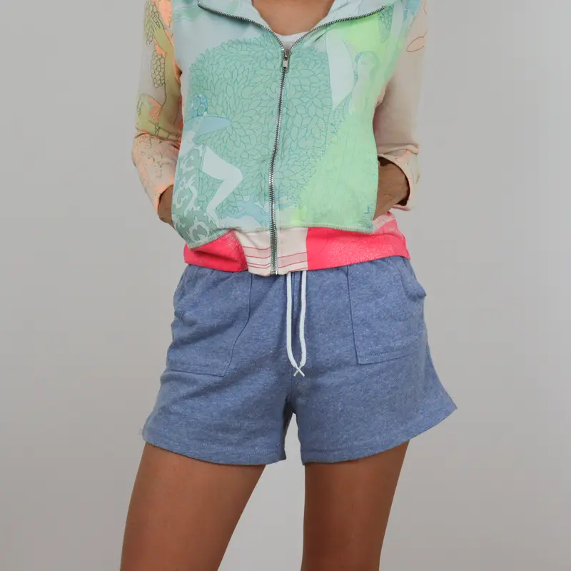 Sudadera corta de colores