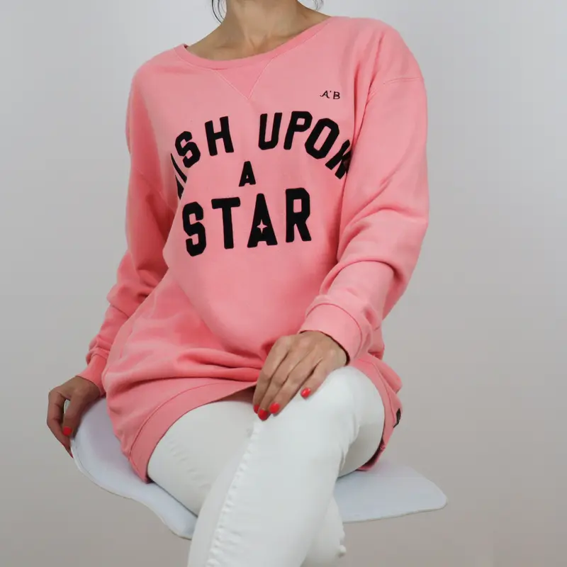 Sudadera larga rosa Scotch & Soda