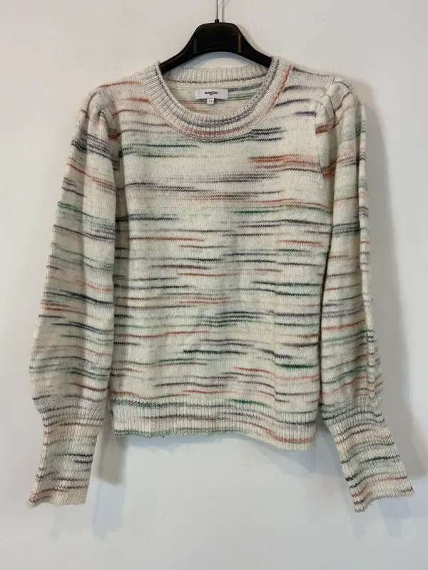 SUNCOO. Jersey estampado detalle hombros. T S