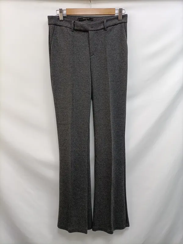 SYSTEMACTION. Pantalón gris espiga T.38