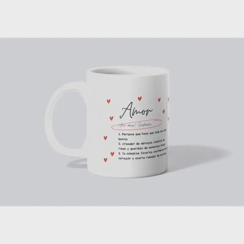Taza con Mucho LOVE