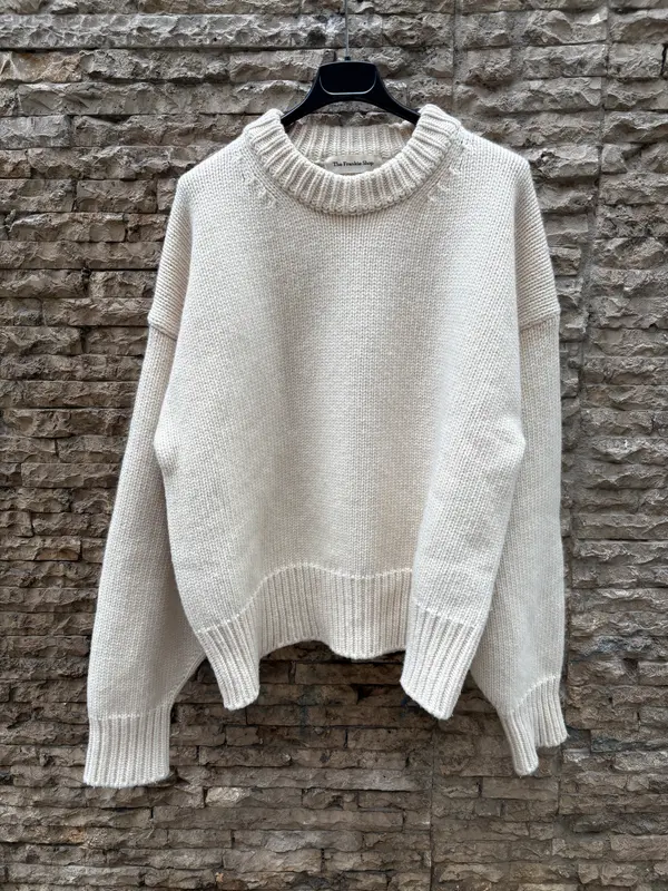 THE FRANKIE SHOP. Jersey beige lana