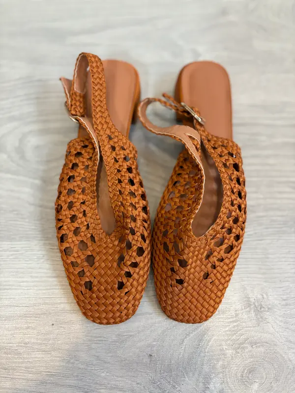 TINTORETTO. Zapato caldero trenzado. T 39