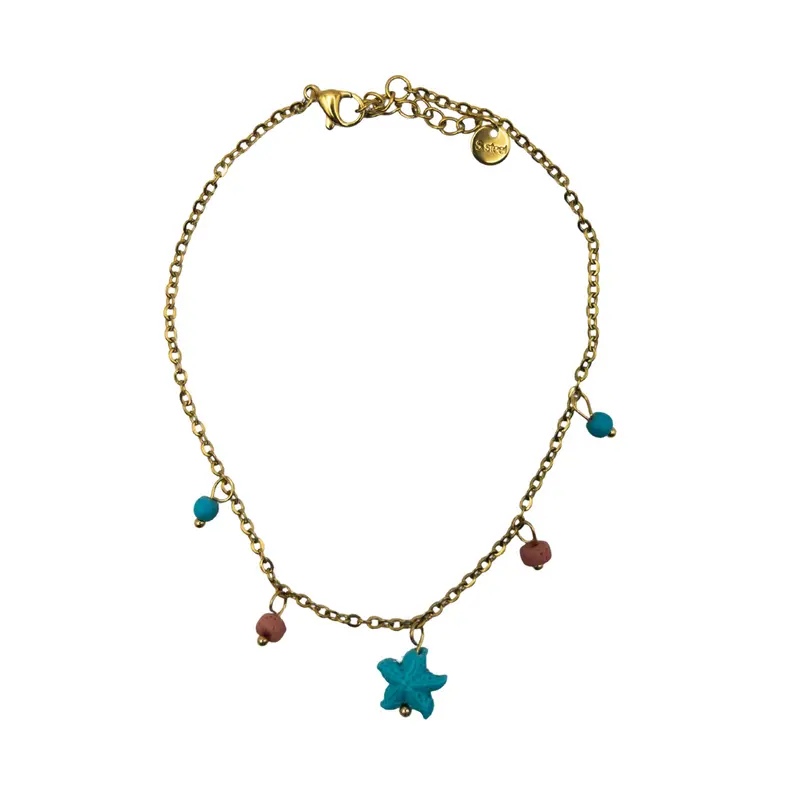 Tobillera estrella de mar