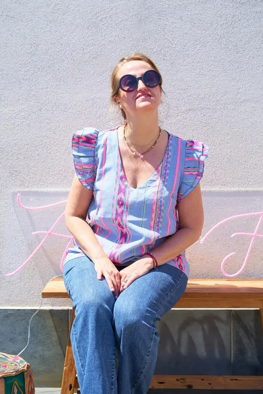 Top Boho con Volantes