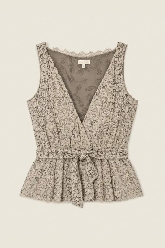 Top de Encaje Grey