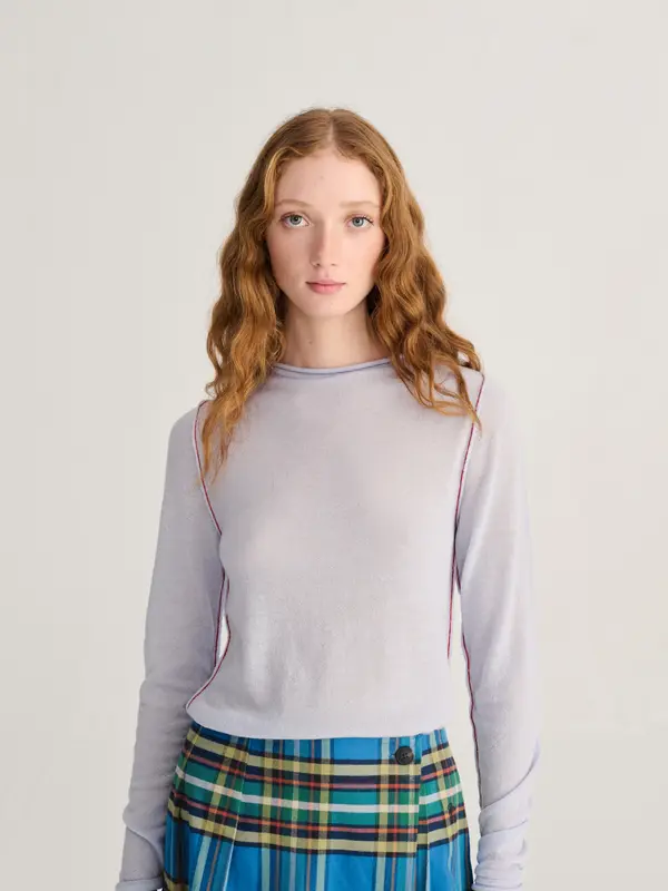 Turtleneck knitted merino extrafine jumper