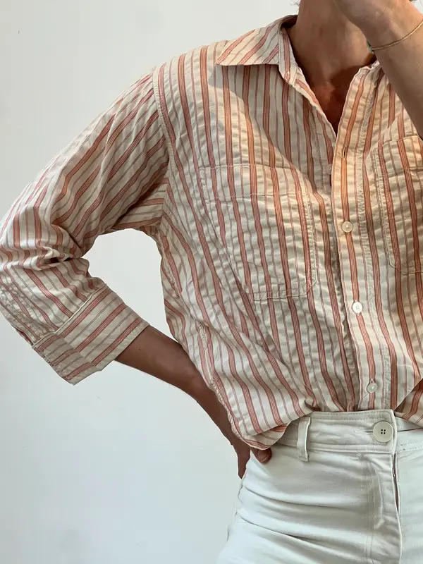UNIQLO x J WANDERSON. Camisa rayas textura. T M