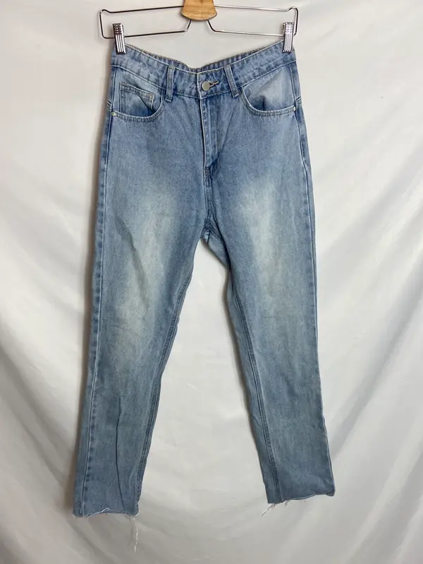 VALENTINA. Pantalón denim recto TU (S)